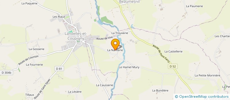 localisation de l'entreprise MONSIEUR BERNARD LEGAIGNEUR  LE MESNIL-ROBERT