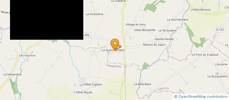 localisation de l'entreprise MONSIEUR BERNARD LEGALLAIS  MONTCUIT