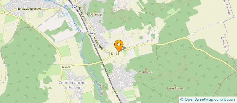 localisation de l'entreprise MONSIEUR BERNARD LEGENDRE  BOUTIGNY-SUR-ESSONNE