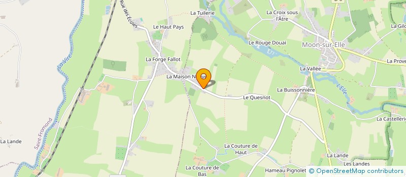 localisation de l'entreprise MONSIEUR BERNARD LEGOUPIL  VILLIERS-FOSSARD