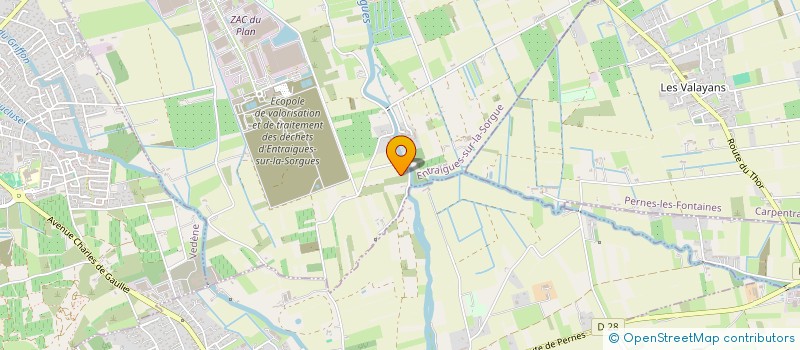 localisation de l'entreprise MONSIEUR BERNARD LEGRAND  ENTRAIGUES-SUR-LA-SORGUE