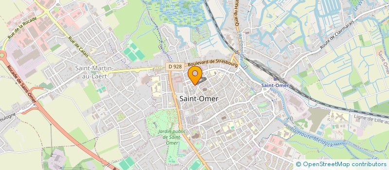 localisation de l'entreprise MONSIEUR BERNARD LEGRIS  SAINT-OMER