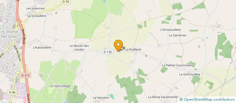 localisation de l'entreprise MONSIEUR BERNARD LEGUILLIER à SAINT-MICHEL-CHEF-CHEF