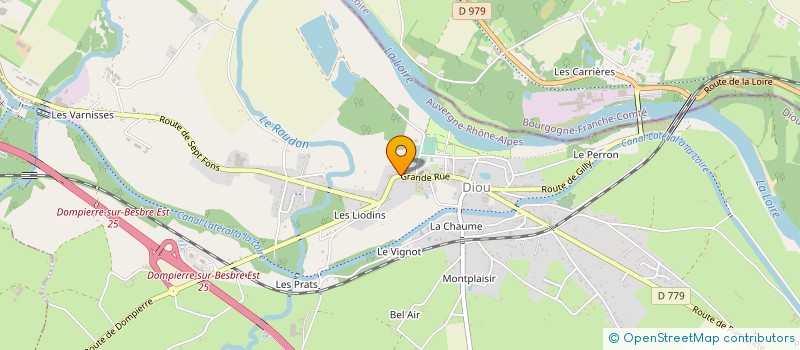 localisation de l'entreprise MONSIEUR BERNARD LEGUT à DIOU
