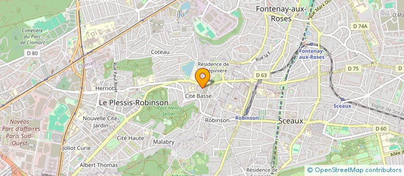 localisation de l'entreprise MONSIEUR BERNARD LEHOUX à LE PLESSIS-ROBINSON