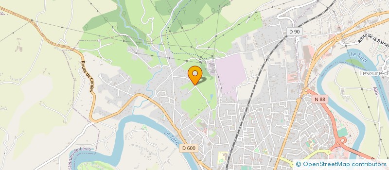 localisation de l'entreprise MONSIEUR BERNARD LELONG-BONNARIC à ALBI