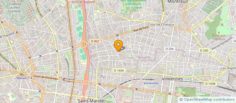 localisation de l'entreprise MONSIEUR BERNARD LEMAITRE à MONTREUIL