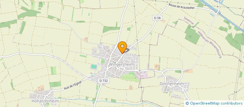 localisation de l'entreprise MONSIEUR BERNARD LEMAITRE  WINGERSHEIM LES QUATRE BANS