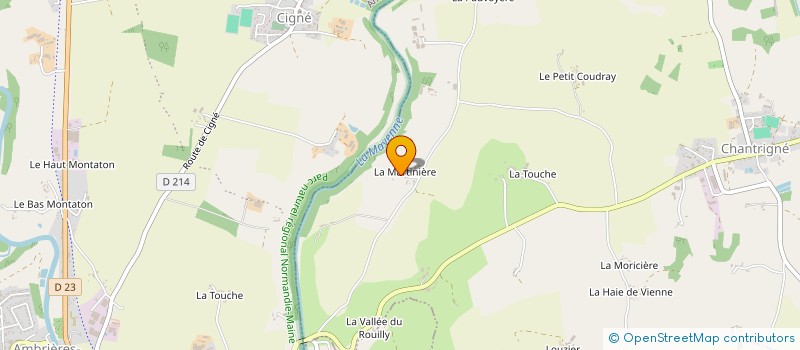 localisation de l'entreprise MONSIEUR BERNARD LEMARIE à COUESMES-VAUCE