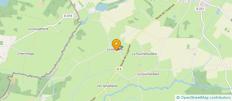 localisation de l'entreprise MONSIEUR BERNARD LEMASSON  LIGNIERES-ORGERES