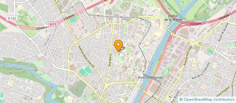 localisation de l'entreprise MONSIEUR BERNARD LEMERCIER à ANGERS