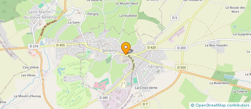 localisation de l'entreprise MONSIEUR BERNARD LEMOINE-POIRIER à BELLEME