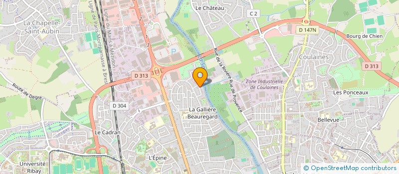 localisation de l'entreprise MONSIEUR BERNARD LEMONNIER à LE MANS