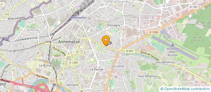 localisation de l'entreprise MONSIEUR BERNARD LENCREROT à ANNEMASSE