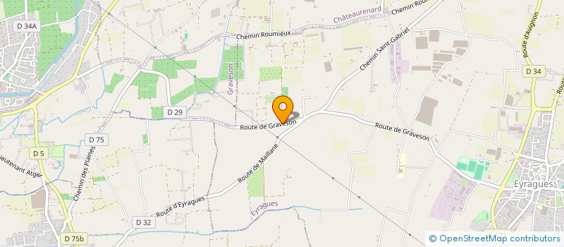 localisation de l'entreprise MONSIEUR BERNARD LENEINDRE  EYRAGUES