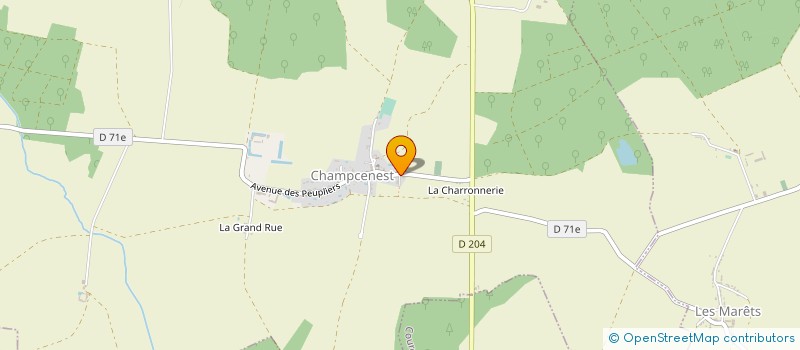 localisation de l'entreprise MONSIEUR BERNARD LENOIR  LOUAN-VILLEGRUIS-FONTAINE