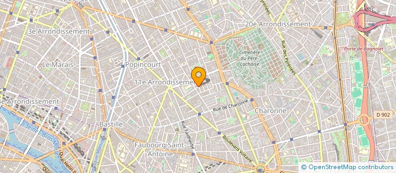 localisation de l'entreprise MONSIEUR BERNARD LEPESANT  PARIS