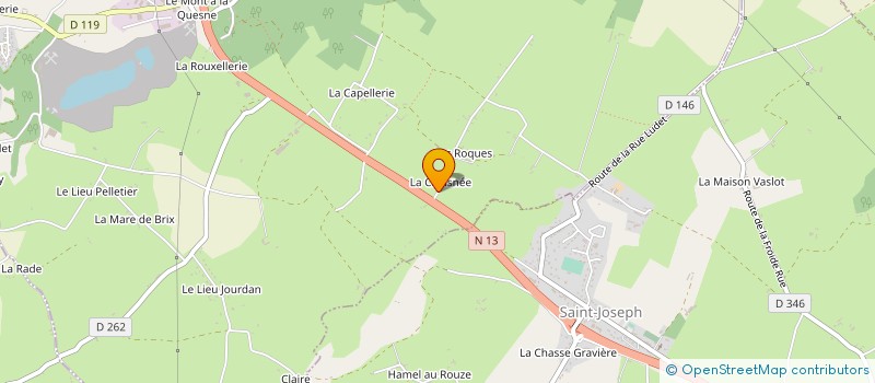 localisation de l'entreprise MONSIEUR BERNARD LEPRESLE à BRIX