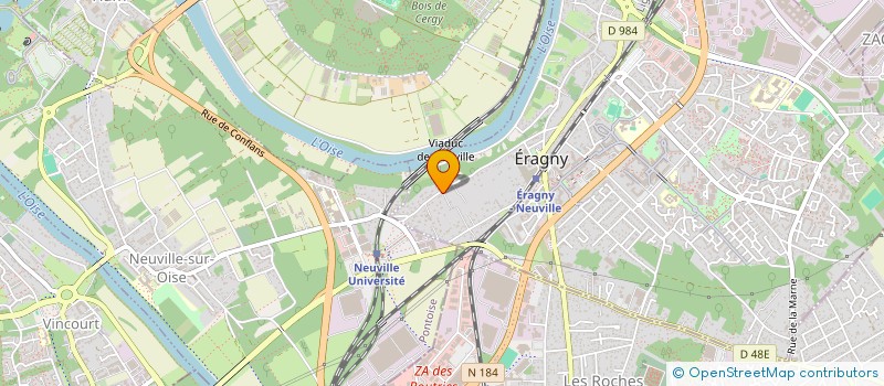 localisation de l'entreprise MONSIEUR BERNARD LEROLLAND  ERAGNY