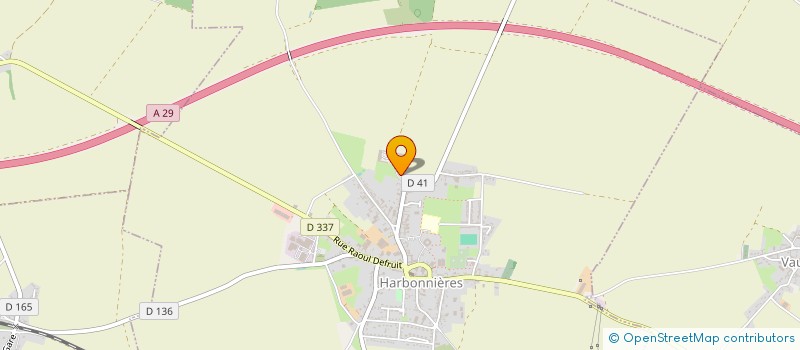 localisation de l'entreprise MONSIEUR BERNARD LEROY  HARBONNIERES