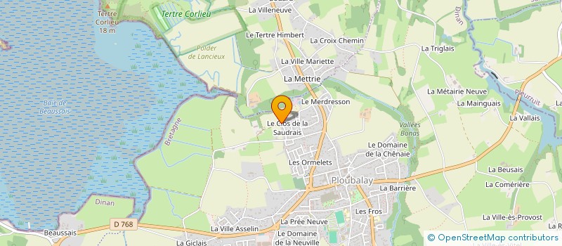 localisation de l'entreprise MONSIEUR BERNARD LESAICHERRE à BEAUSSAIS-SUR-MER