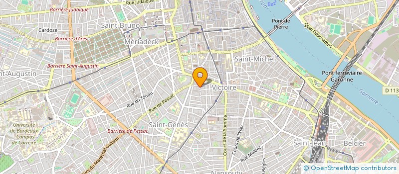 localisation de l'entreprise MONSIEUR BERNARD LESTIN à BORDEAUX