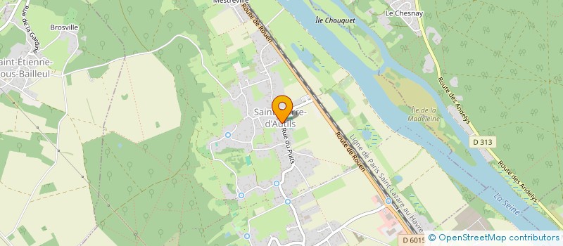 localisation de l'entreprise MONSIEUR BERNARD LETELLIER  LA CHAPELLE-LONGUEVILLE