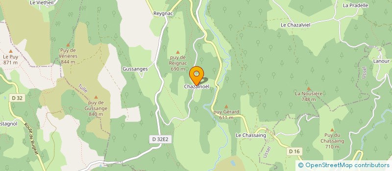 localisation de l'entreprise MONSIEUR BERNARD LETELLIER  GRANDSAIGNE