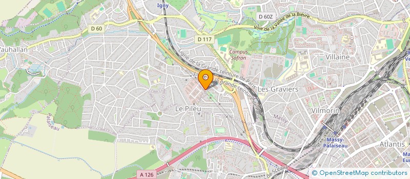 localisation de l'entreprise MONSIEUR BERNARD LEVEILLE  IGNY