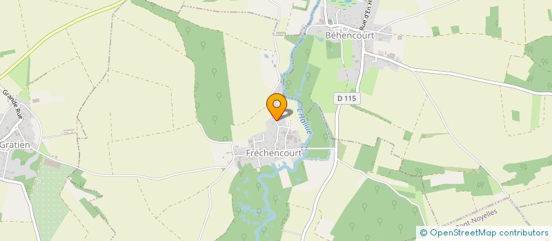 localisation de l'entreprise MONSIEUR BERNARD LEVIEL  FRECHENCOURT