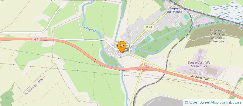 localisation de l'entreprise MONSIEUR BERNARD LEVIEUX à PAGNY-SUR-MEUSE
