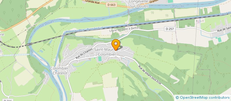 localisation de l'entreprise MONSIEUR BERNARD LEVIN  SAINT-MAURICE-COLOMBIER
