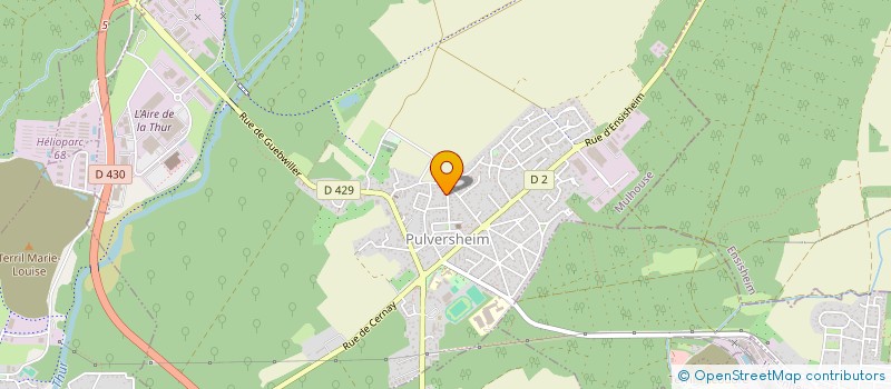 localisation de l'entreprise MONSIEUR BERNARD LEVY  PULVERSHEIM