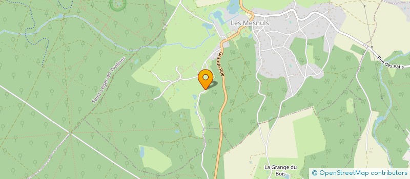 localisation de l'entreprise MONSIEUR BERNARD LEVY  LES MESNULS