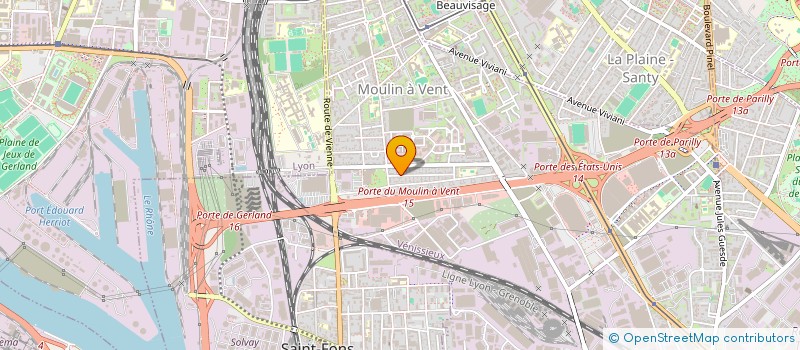 localisation de l'entreprise MONSIEUR BERNARD LEYMARIE  VENISSIEUX