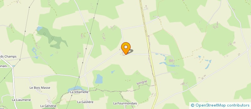 localisation de l'entreprise MONSIEUR BERNARD LHUISSIER  JUVIGNE