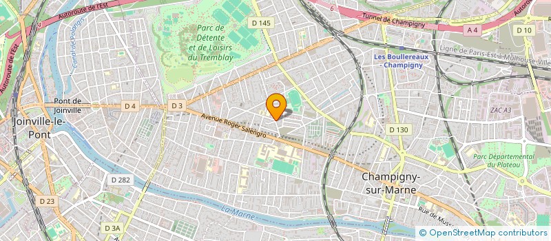 localisation de l'entreprise MONSIEUR BERNARD LIEBAULT  CHAMPIGNY-SUR-MARNE