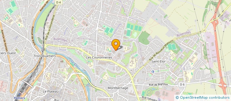 localisation de l'entreprise MONSIEUR BERNARD LIEGEOIS à POITIERS