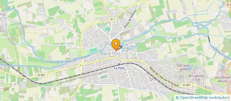 localisation de l'entreprise MONSIEUR BERNARD LIGEON  SORGUES