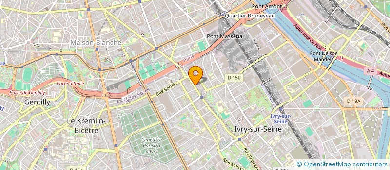 localisation de l'entreprise MONSIEUR BERNARD LIM PHONG  IVRY-SUR-SEINE