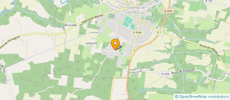 localisation de l'entreprise MONSIEUR BERNARD LIMARGUE  VILLENEUVE-DE-MARSAN