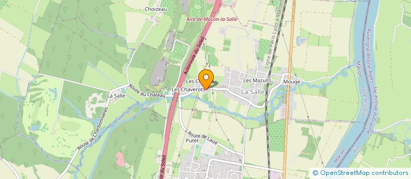 localisation de l'entreprise MONSIEUR BERNARD LIMONET  LA SALLE