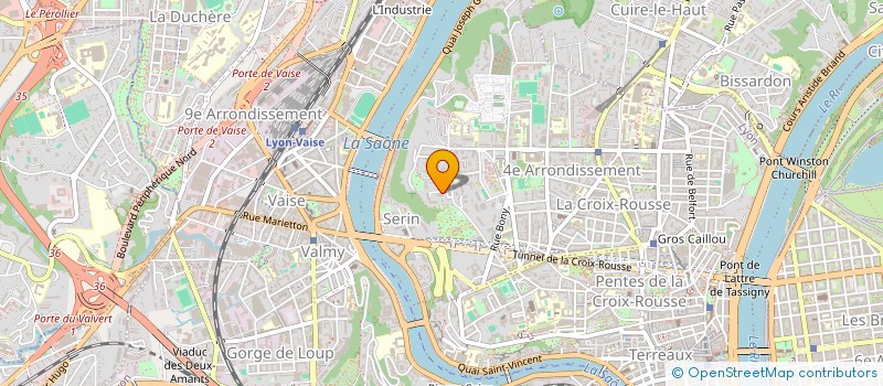 localisation de l'entreprise MONSIEUR BERNARD LINAGE  LYON 4EME