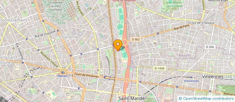 localisation de l'entreprise MONSIEUR BERNARD LINCERTIN  PARIS