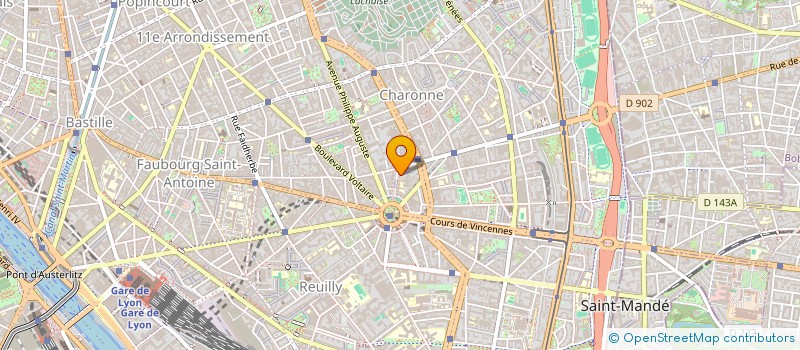 localisation de l'entreprise MONSIEUR BERNARD LINETTE  PARIS