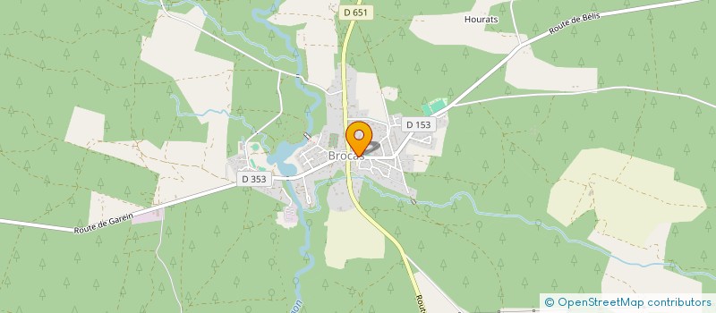 localisation de l'entreprise MONSIEUR BERNARD LIVET  BROCAS