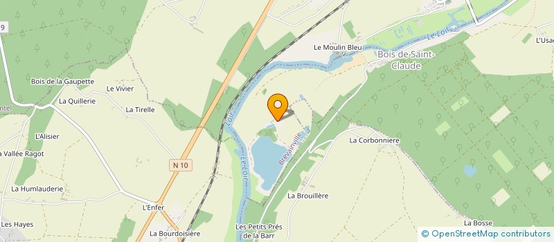 localisation de l'entreprise MONSIEUR BERNARD LOISEAU  LIGNIERES