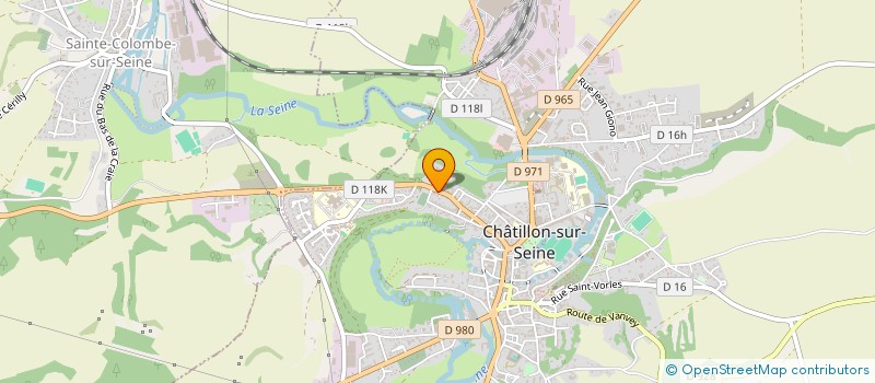 localisation de l'entreprise MONSIEUR BERNARD LOMBAERT  CHATILLON-SUR-SEINE