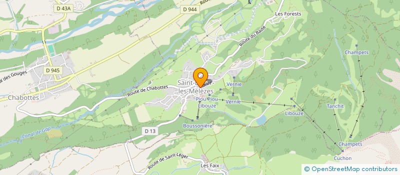 localisation de l'entreprise MONSIEUR BERNARD LOMBARD  SAINT-LEGER-LES-MELEZES