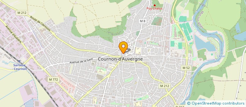 localisation de l'entreprise MONSIEUR BERNARD LOMPRE à COURNON-D'AUVERGNE